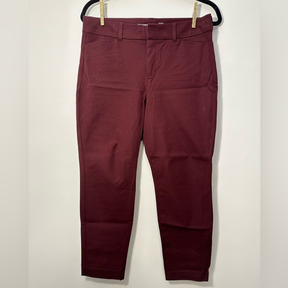 NWOT Old Navy High-Waisted Pixie Skinny Ankle Pants Size 10P in Raisin Arizona